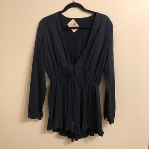 The Jetset Diaries long sleeve romper